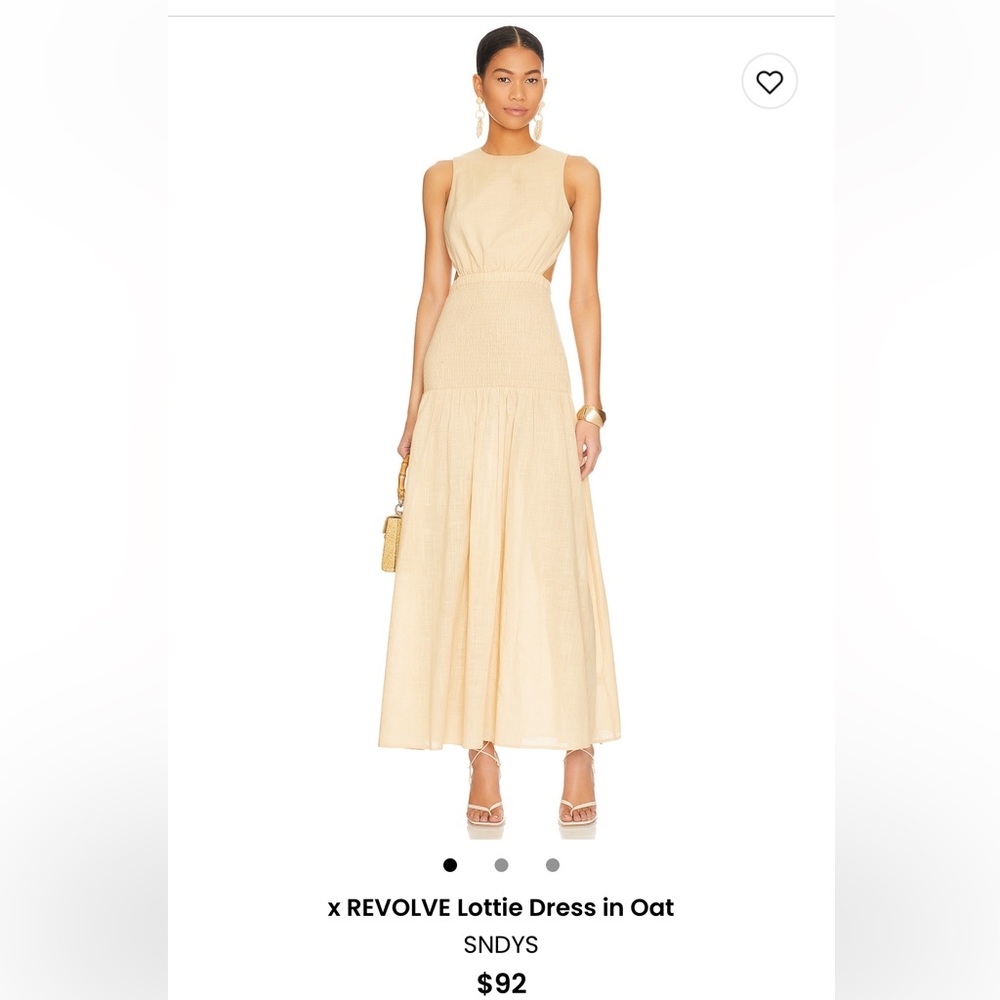 x REVOLVE Lottie Dress in Oat *NWT*